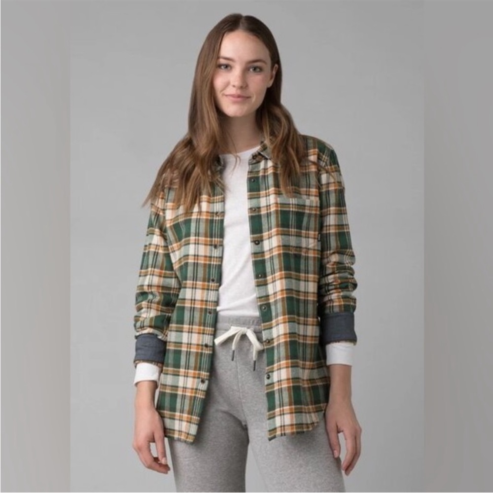Prana golden canyon flannel soft pine